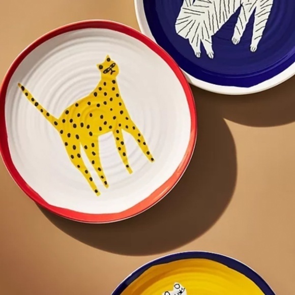 Anthropologie Marcello Velho Folksong Dessert Plate - Picture 1 of 2